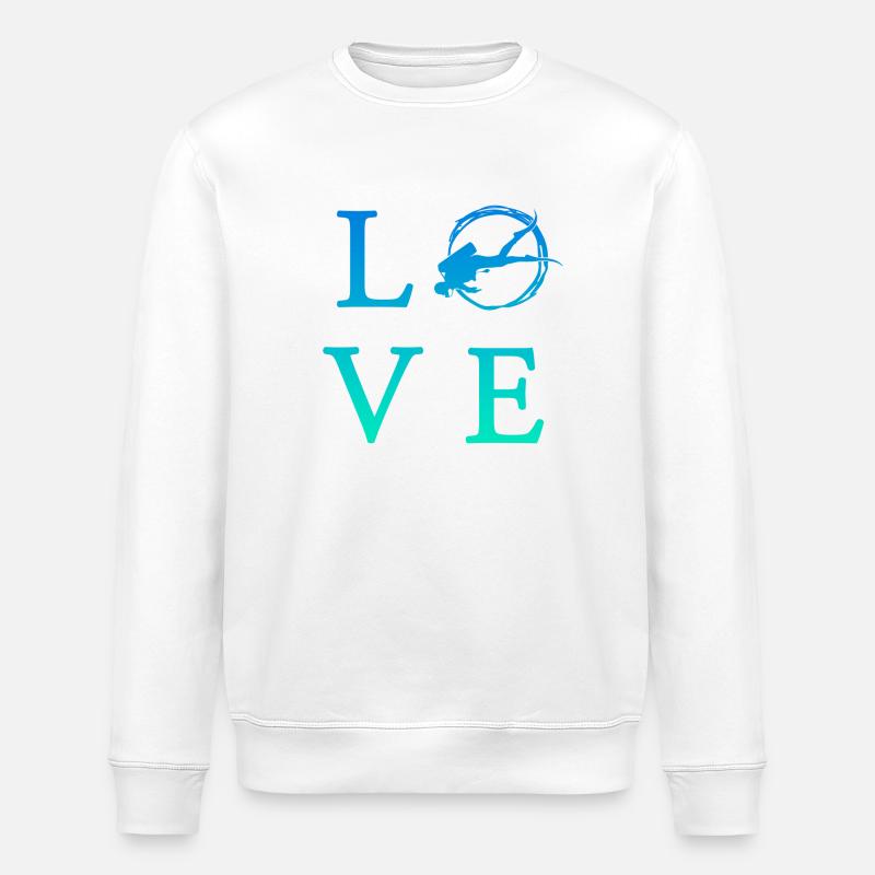 tauchen - Stanley/Stella Unisex Bio-Sweatshirt ROLLER - Weiß