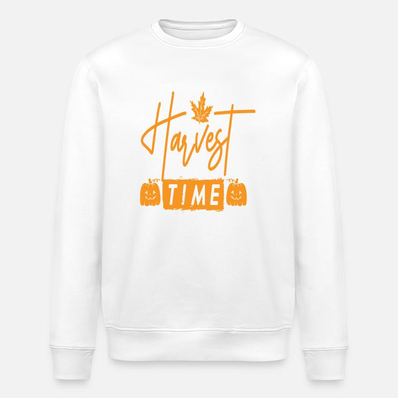 Harvest Time - Stanley/Stella Unisex Bio-Sweatshirt ROLLER - Weiß