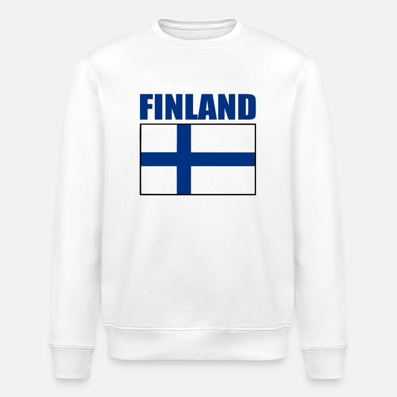 Finlande - Sweat bio ROLLER Stanley/Stella Unisexe - blanc