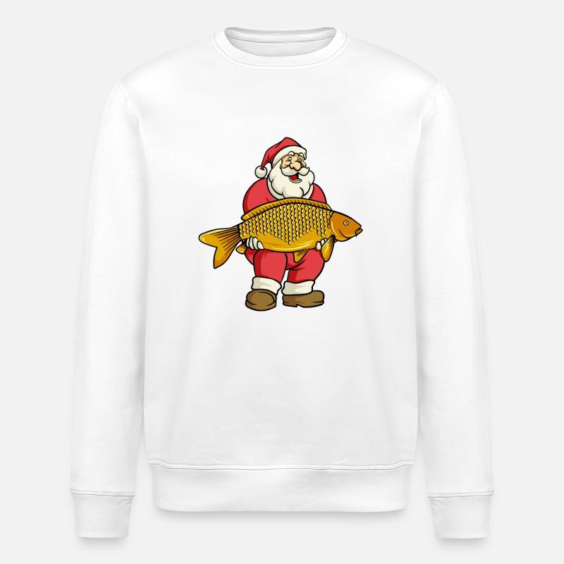 Merry Carpmas - Stanley/Stella Unisex Bio-Sweatshirt ROLLER - Weiß