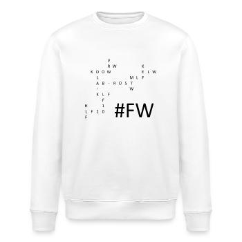 Designations of fire engines - Stanley/Stella ROLLER Unisex Organic Sweatshirt - white - Front - Nik (191cm)
