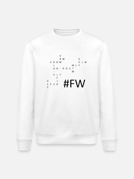 Designations of fire engines - Stanley/Stella ROLLER Unisex Organic Sweatshirt - white
