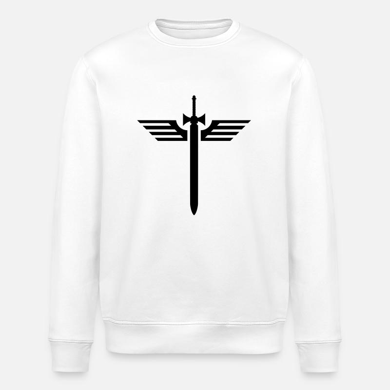 Winged Sword - Stanley/Stella Unisex Bio-Sweatshirt ROLLER - Weiß