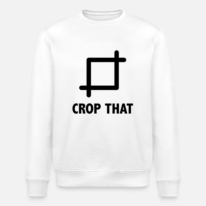 Crop That - Stanley/Stella Unisex Bio-Sweatshirt ROLLER - Weiß