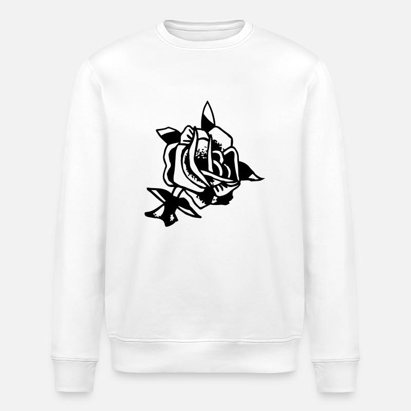 ROSE - Stanley/Stella Unisex Bio-Sweatshirt ROLLER - Weiß