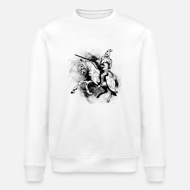 Knight - Sweat bio ROLLER Stanley/Stella Unisexe - blanc