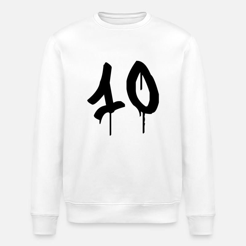 Graffiti : 10 - Stanley/Stella Unisex Bio-Sweatshirt ROLLER - Weiß