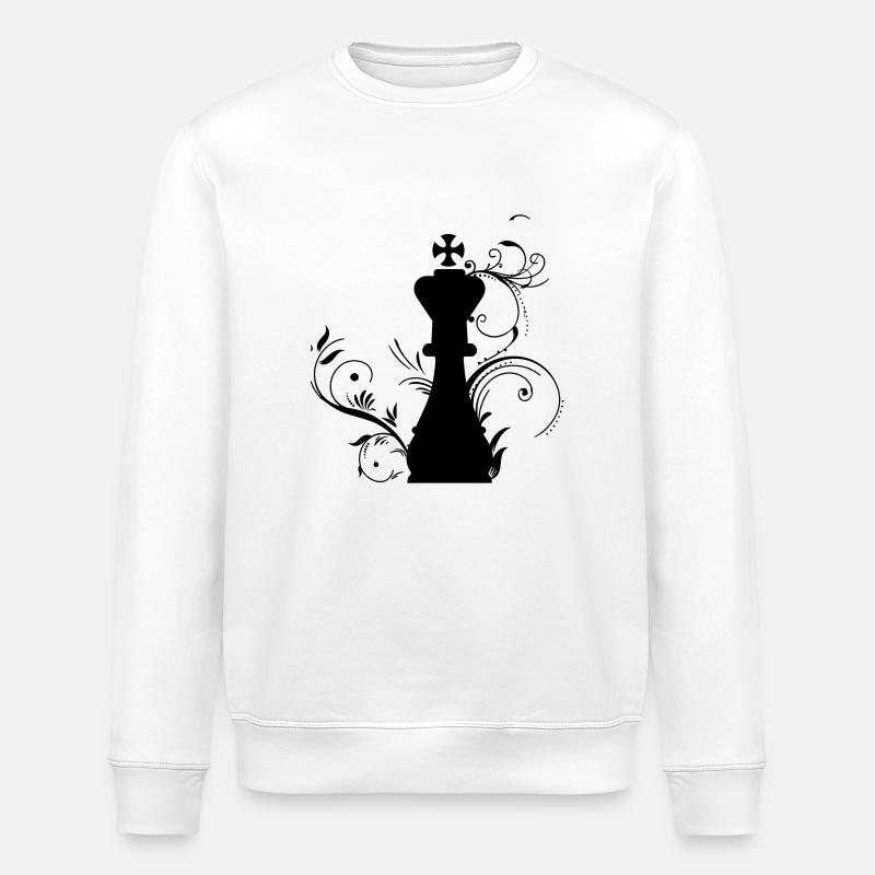 Echecs - Sweat bio ROLLER Stanley/Stella Unisexe - blanc