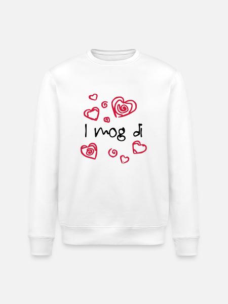 i mog di - Stanley/Stella ROLLER Unisex Organic Sweatshirt - white