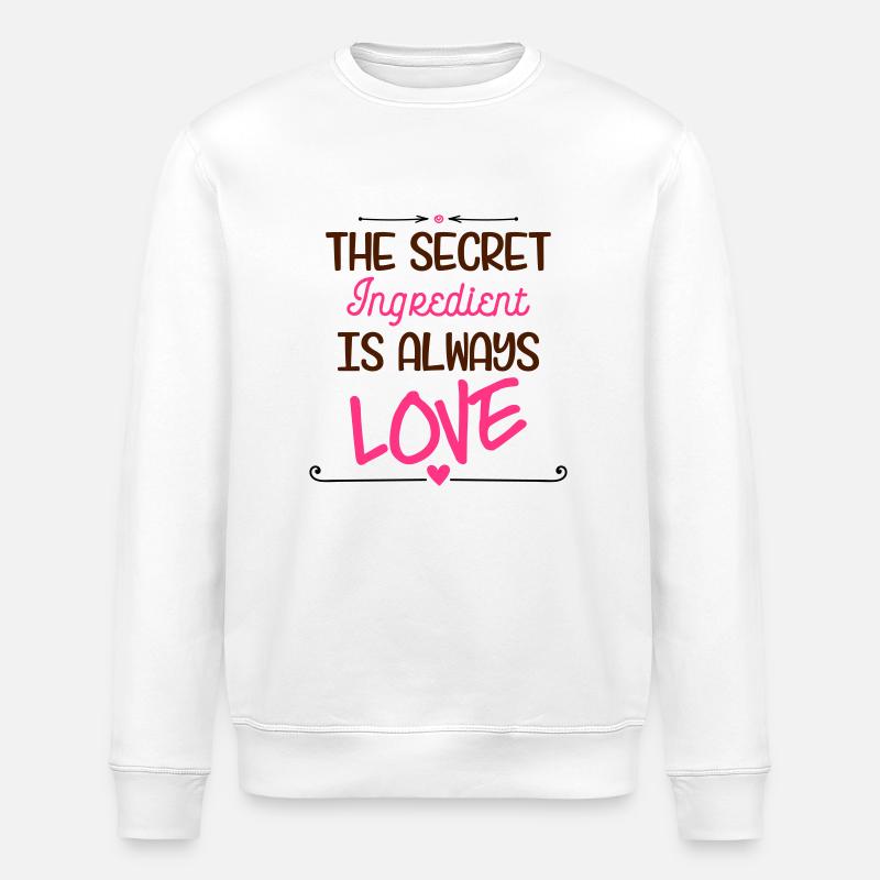 Liebe - Stanley/Stella Unisex Bio-Sweatshirt ROLLER - Weiß