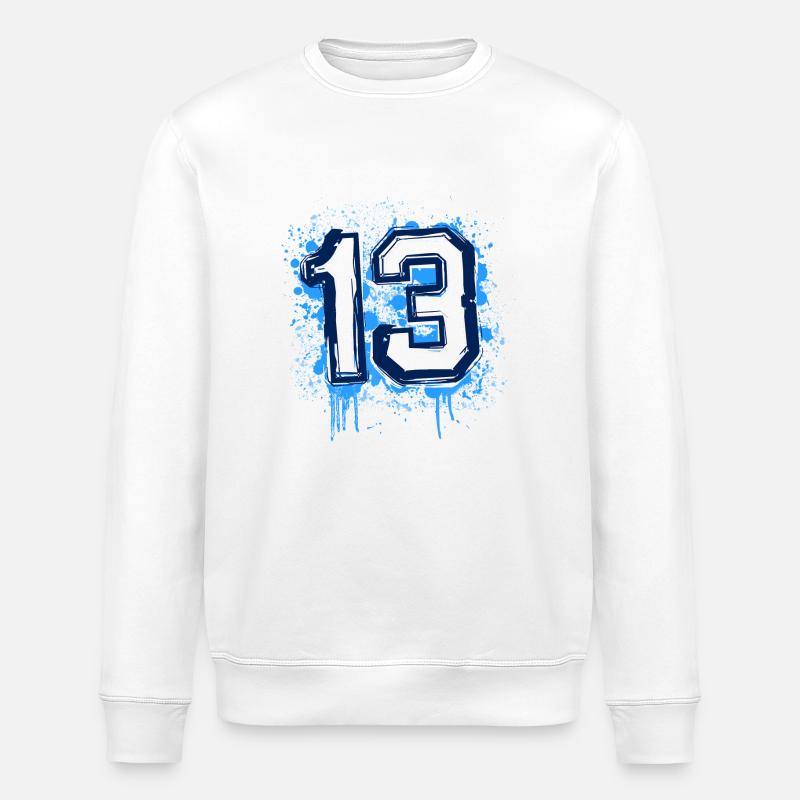 Marseille 13 Dirt - Stanley/Stella Unisex Bio-Sweatshirt ROLLER - Weiß