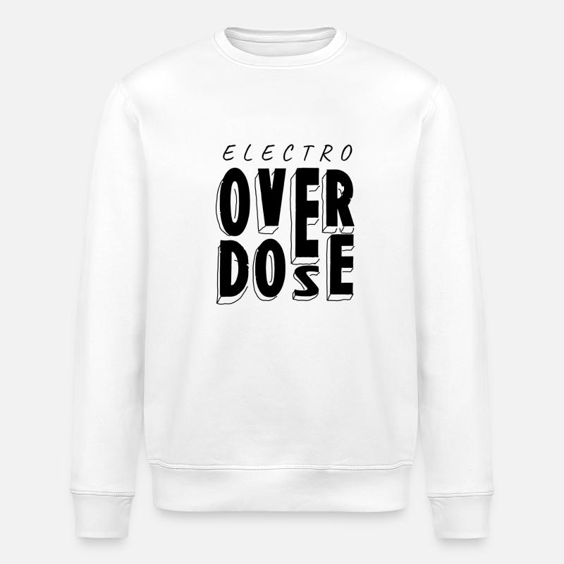Electro Overdose - Stanley/Stella Unisex Bio-Sweatshirt ROLLER - Weiß