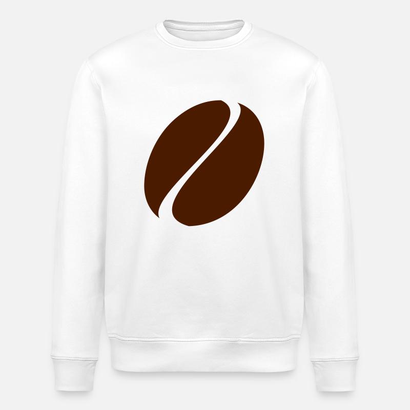 Coffee Bean - Stanley/Stella Unisex Bio-Sweatshirt ROLLER - Weiß