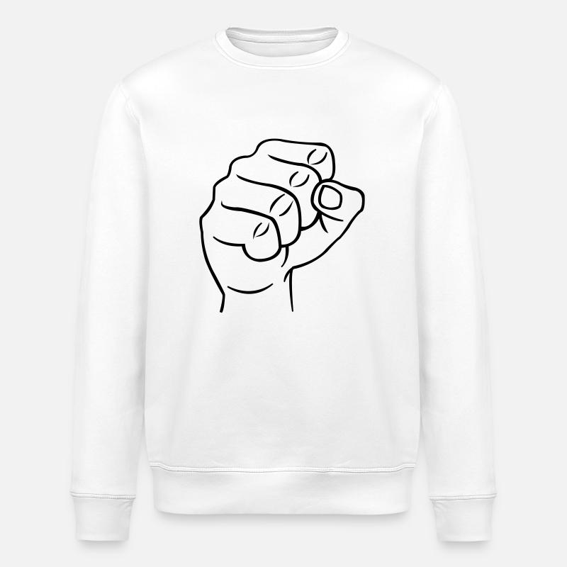 faust1 - Stanley/Stella Unisex Bio-Sweatshirt ROLLER - Weiß