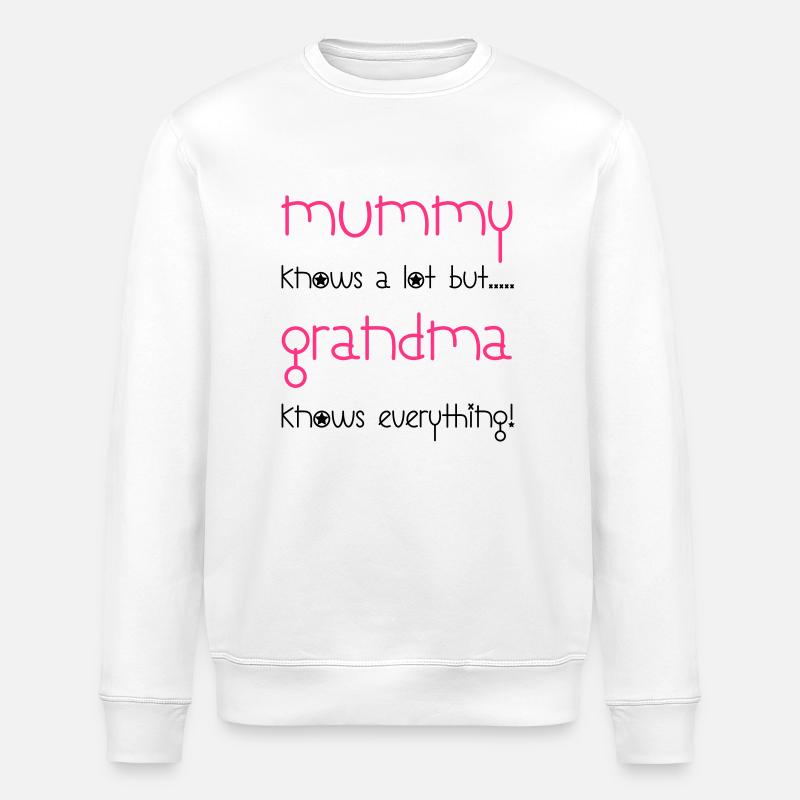 Grandma - Stanley/Stella Unisex Bio-Sweatshirt ROLLER - Weiß