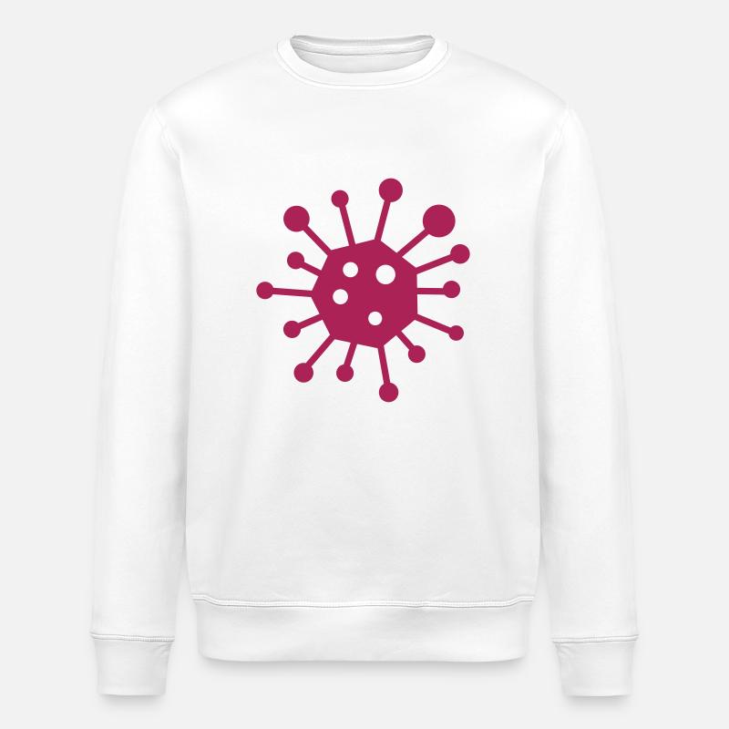 Virus - Stanley/Stella Unisex Bio-Sweatshirt ROLLER - Weiß