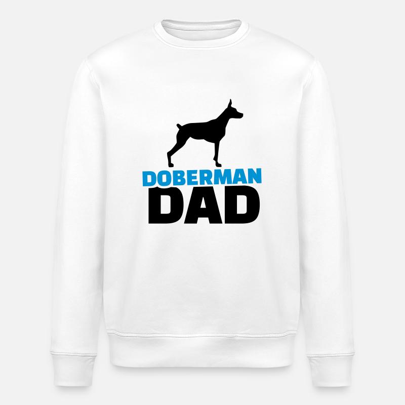 Doberman Dad - Sweat bio ROLLER Stanley/Stella Unisexe - blanc