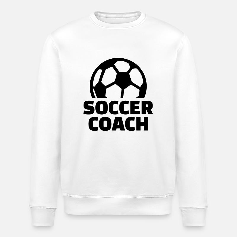 Soccer coach - Sweat bio ROLLER Stanley/Stella Unisexe - blanc