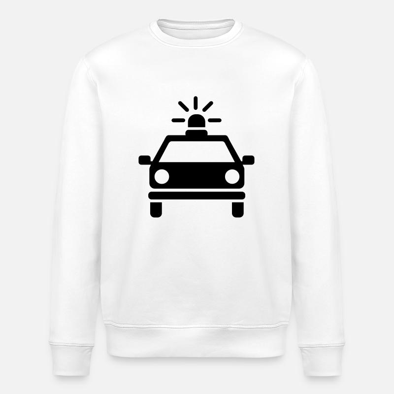 Police - Stanley/Stella ROLLER Unisex Organic Sweatshirt - white
