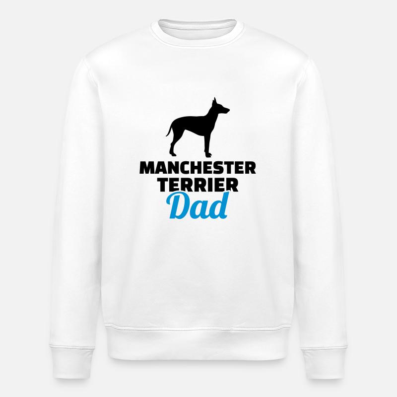 Manchester Terrier - Sweat bio ROLLER Stanley/Stella Unisexe - blanc