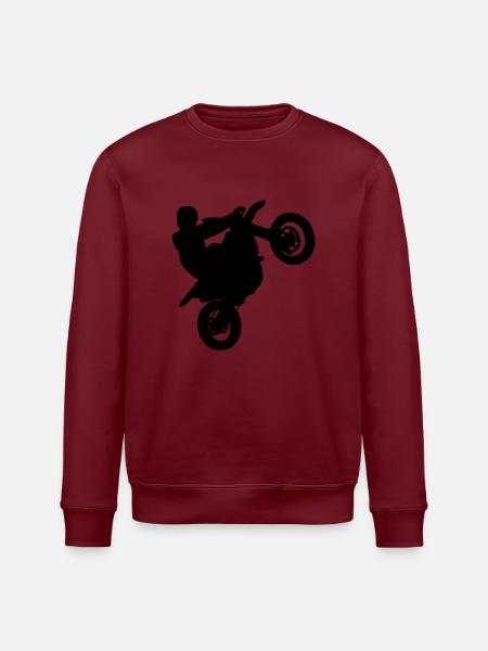 Supermoto - Stanley/Stella Unisex Bio-Sweatshirt ROLLER - Weiß