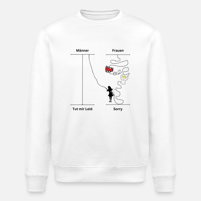 Sorry - Stanley/Stella Unisex Bio-Sweatshirt ROLLER - Weiß