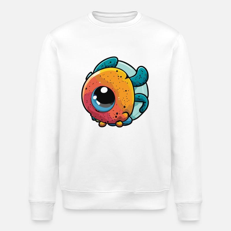 Neblig - Stanley/Stella Unisex Bio-Sweatshirt ROLLER - Weiß