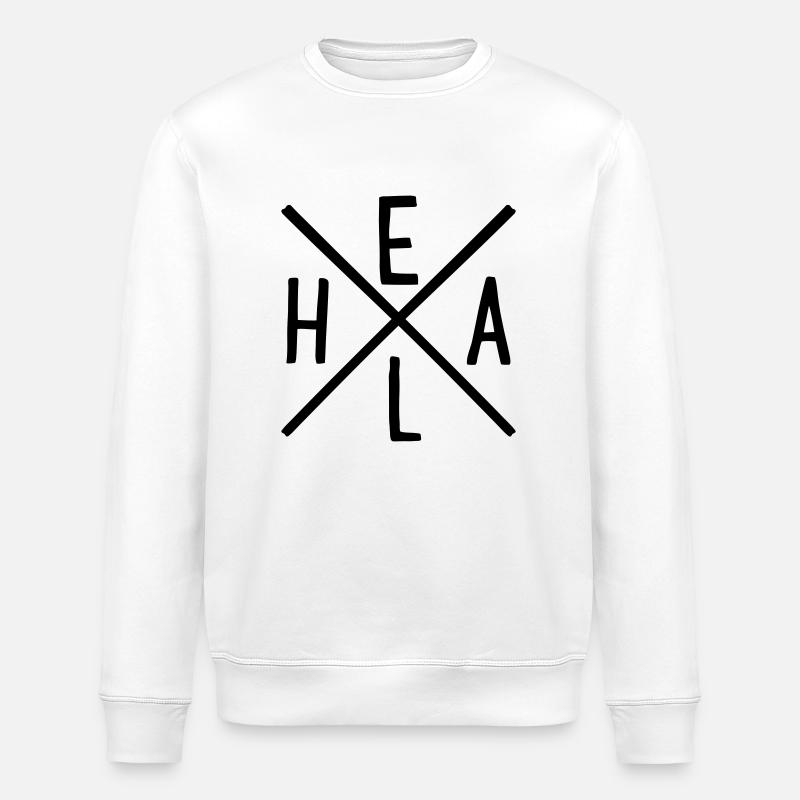 heal - Stanley/Stella ROLLER Unisex Organic Sweatshirt - white