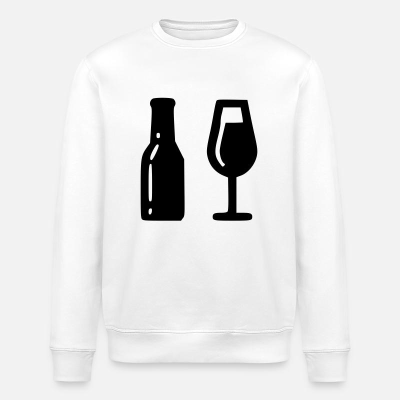 Alcool - Sweat bio ROLLER Stanley/Stella Unisexe - blanc