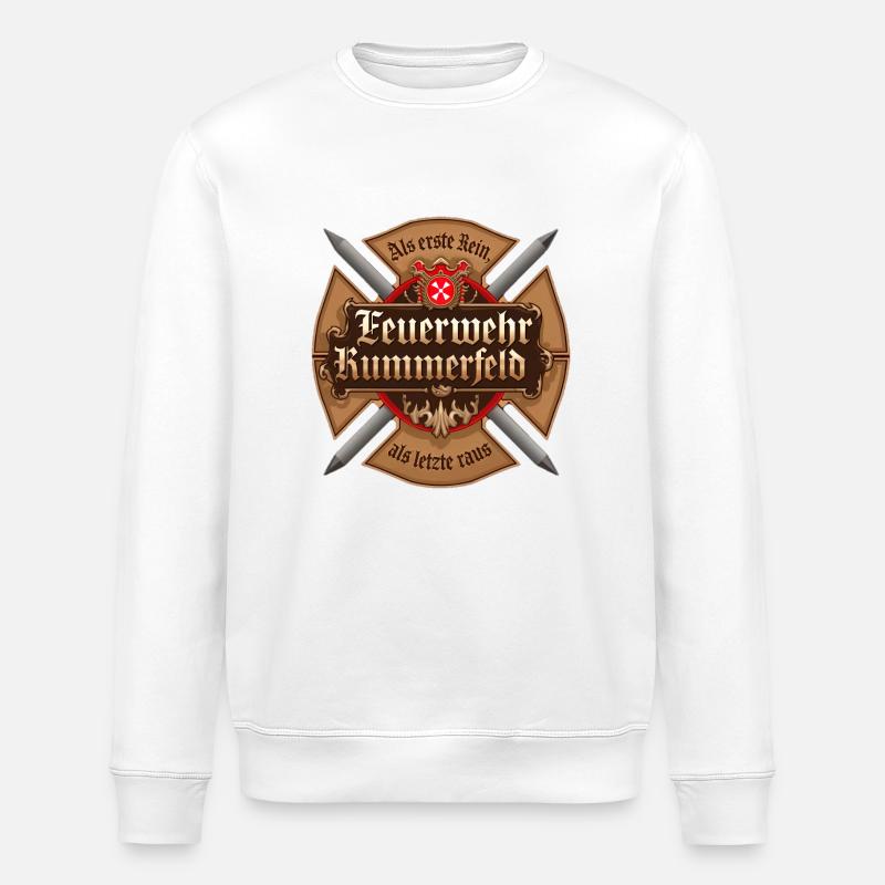 Feuerwehr Kummerfeld - Stanley/Stella Unisex Bio-Sweatshirt ROLLER - Weiß