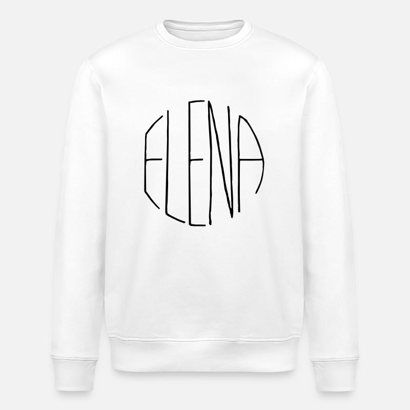 Elena - Stanley/Stella ROLLER Unisex Organic Sweatshirt - white