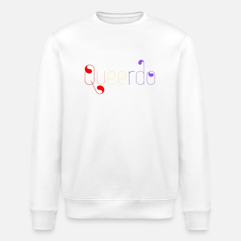 Queerdo - Stanley/Stella ROLLER Unisex Organic Sweatshirt - white