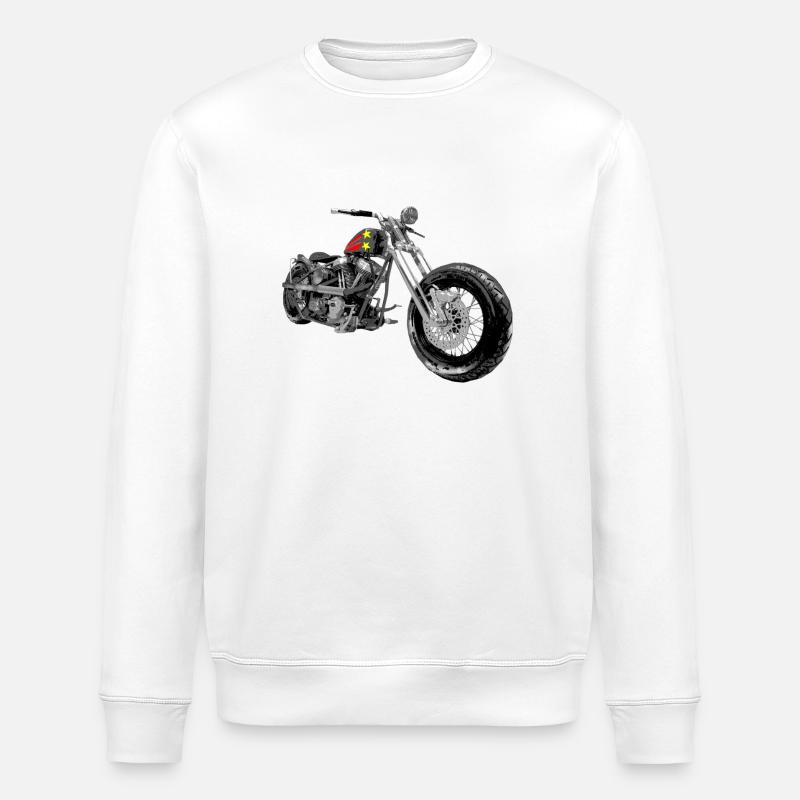 Chopper - Sweat bio ROLLER Stanley/Stella Unisexe - blanc