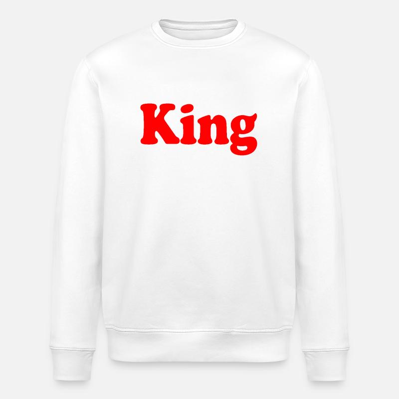 King - Sweat bio ROLLER Stanley/Stella Unisexe - blanc
