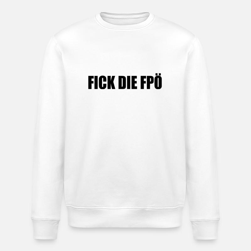 Fick die fpö - Stanley/Stella Unisex Bio-Sweatshirt ROLLER - Weiß