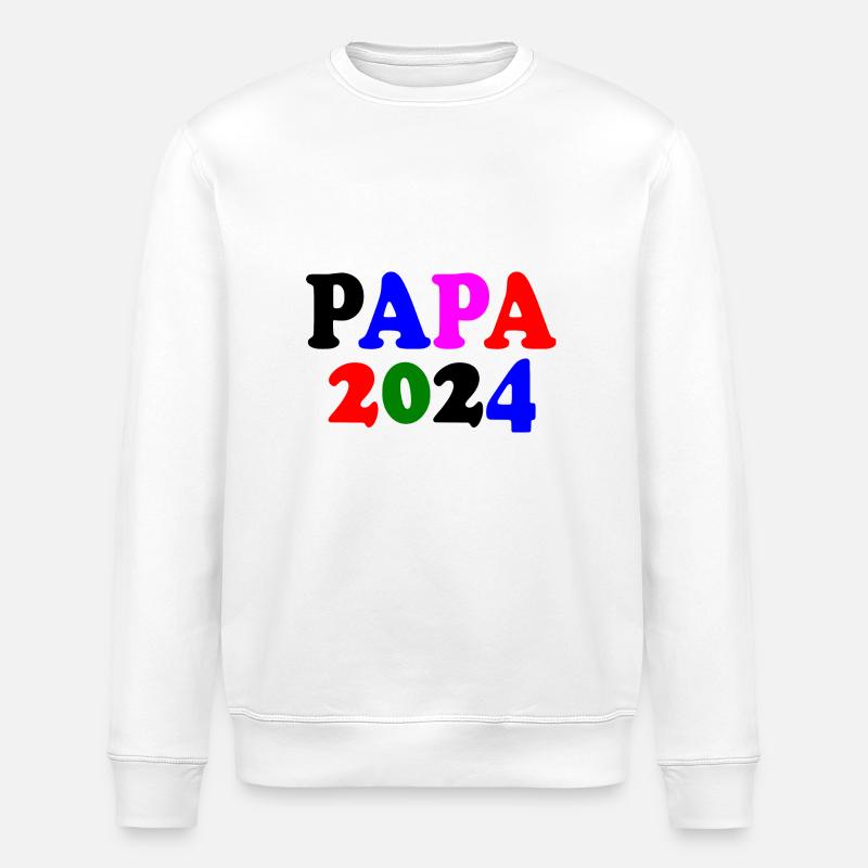Papa 2024 - Sweat bio ROLLER Stanley/Stella Unisexe - blanc