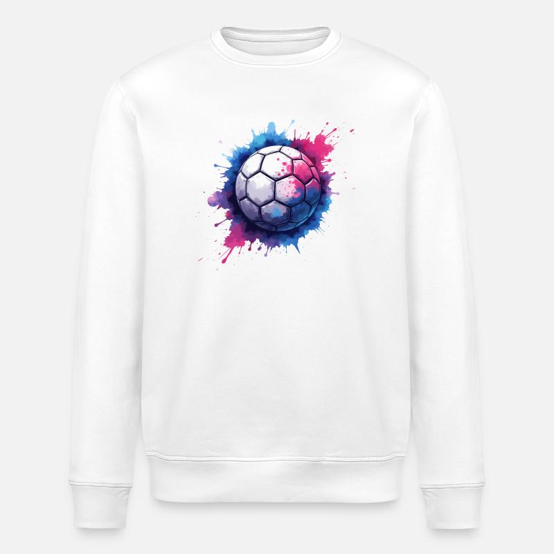 Idées cadeaux Handball - Handballs - Sweat bio ROLLER Stanley/Stella Unisexe - blanc