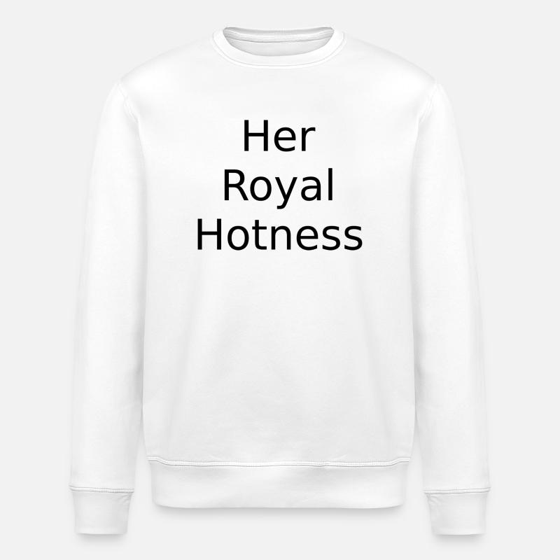 Sa chaleur royale - Sweat bio ROLLER Stanley/Stella Unisexe - blanc