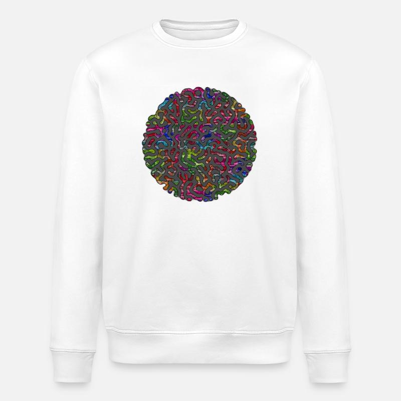 Labyrinthe - Sweat bio ROLLER Stanley/Stella Unisexe - blanc