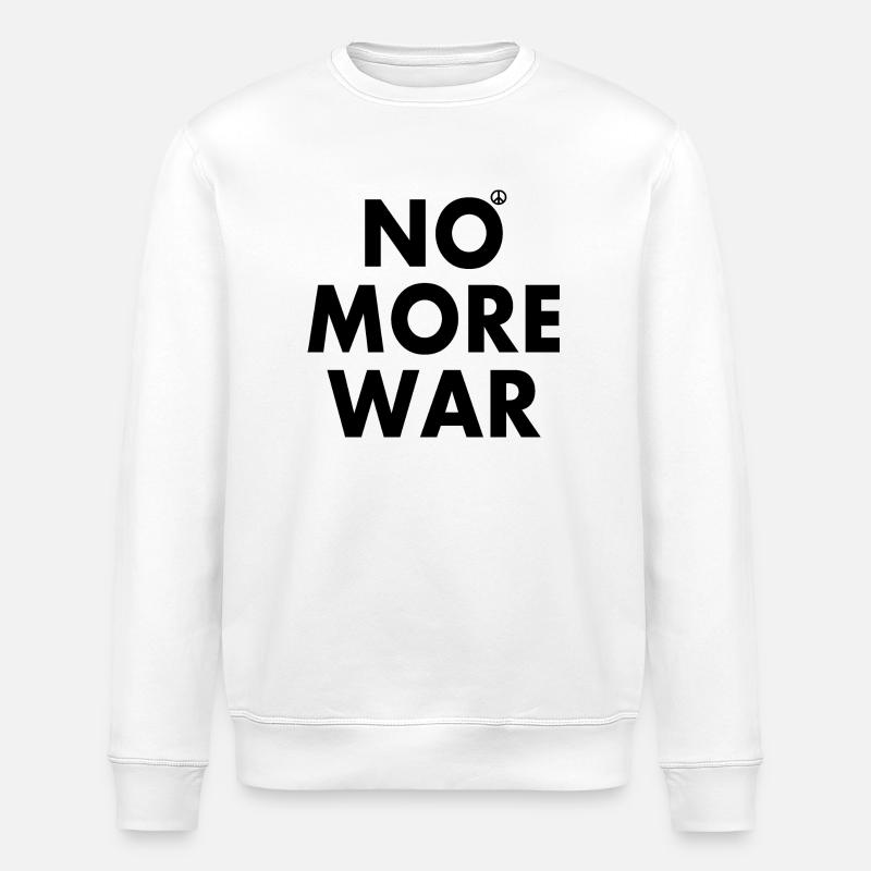 No more war - Stanley/Stella Unisex Bio-Sweatshirt ROLLER - Weiß