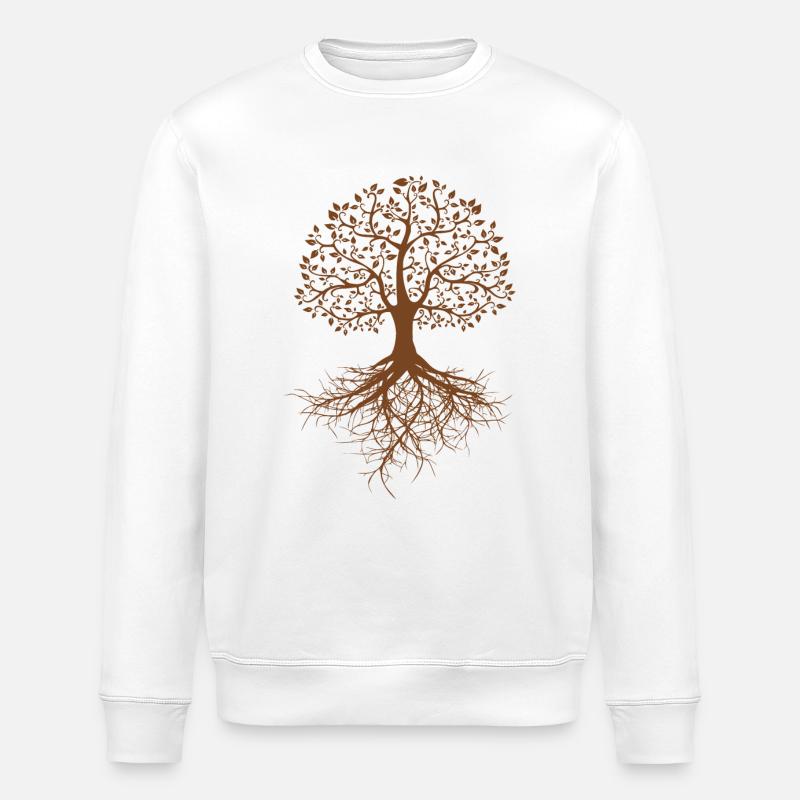 Lebensbaum - Stanley/Stella Unisex Bio-Sweatshirt ROLLER - Weiß