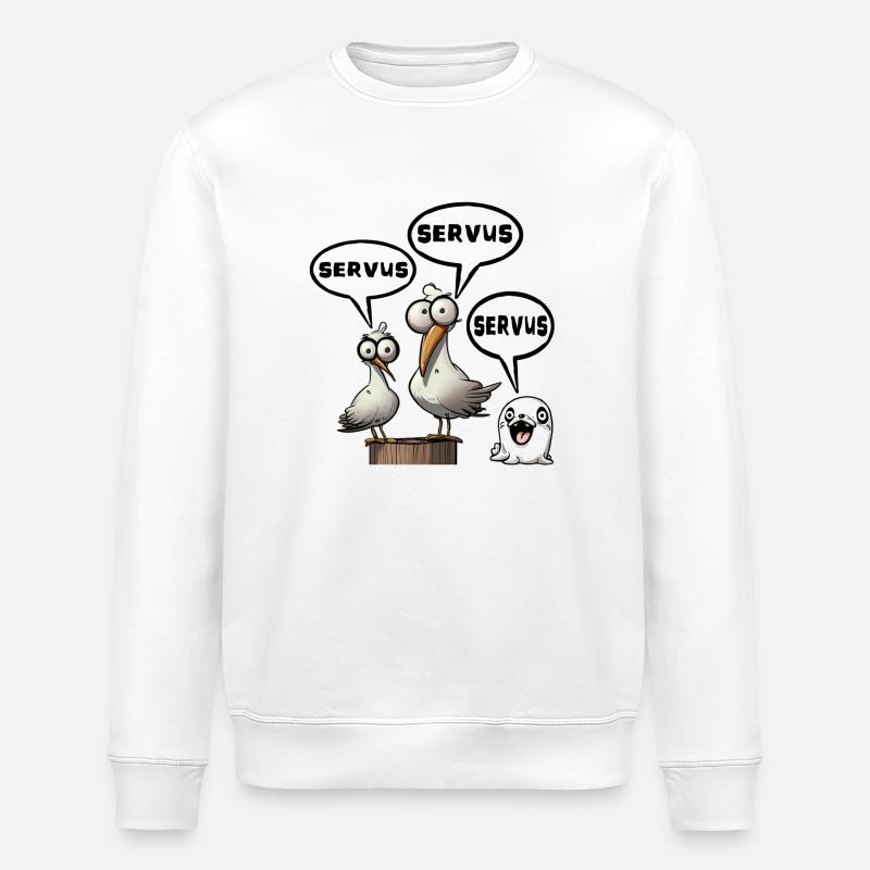 Servus - Sweat bio ROLLER Stanley/Stella Unisexe - blanc