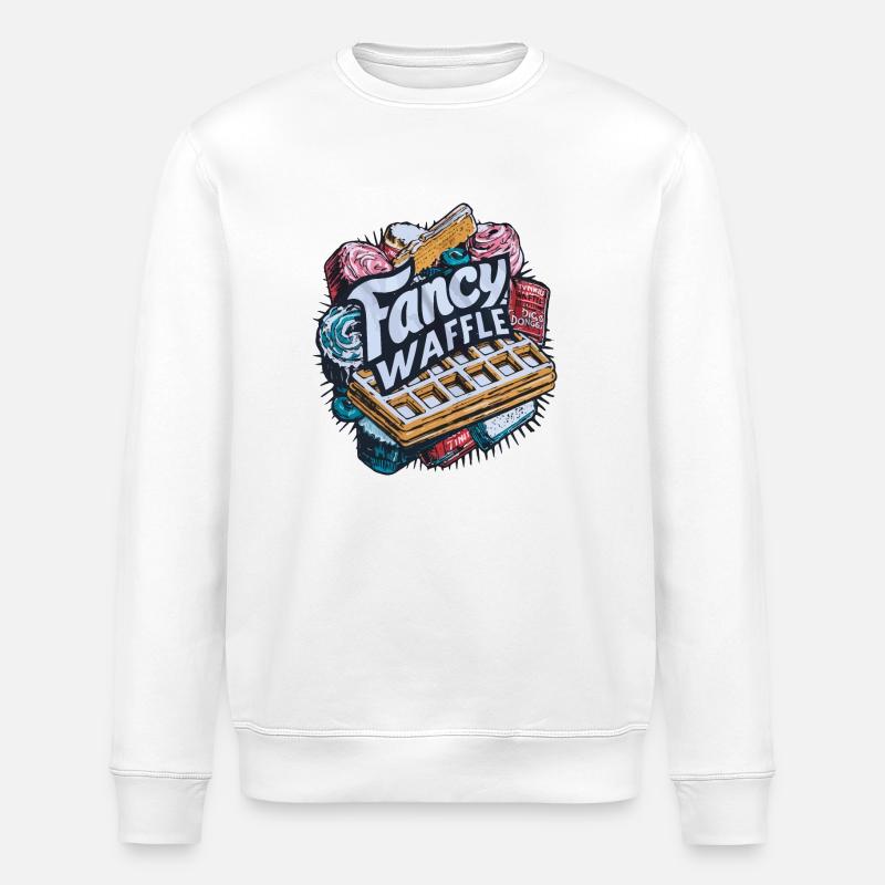 Die ausgefallene Waffel - Stanley/Stella Unisex Bio-Sweatshirt ROLLER - Weiß