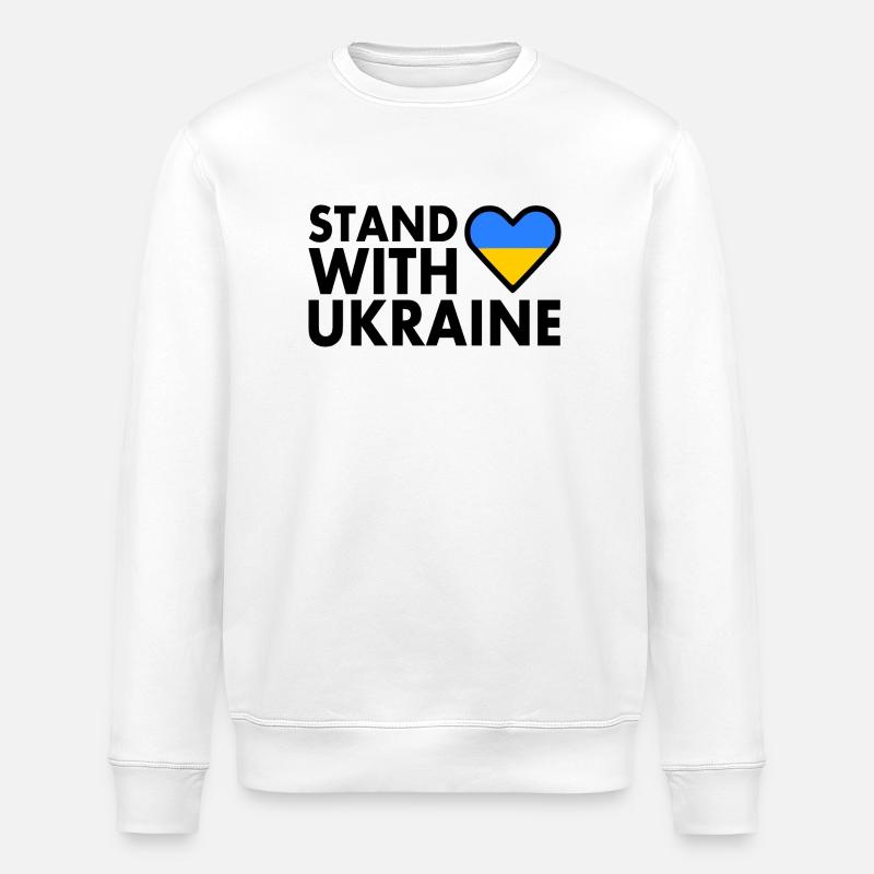 Ukraine - Sweat bio ROLLER Stanley/Stella Unisexe - blanc