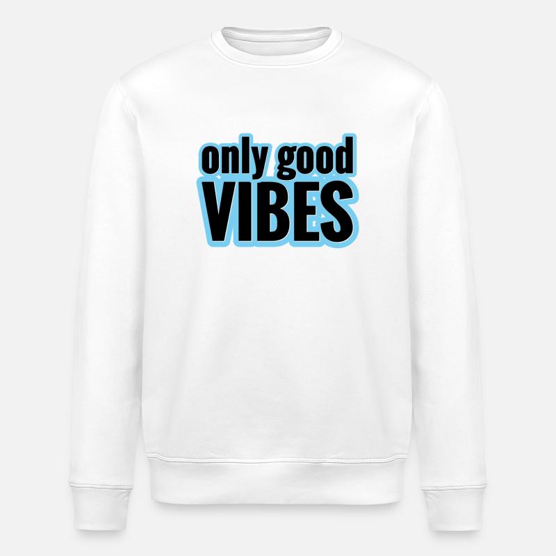 GUTE STIMMUNG - GUTE LAUNE - Stanley/Stella Unisex Bio-Sweatshirt ROLLER - Weiß
