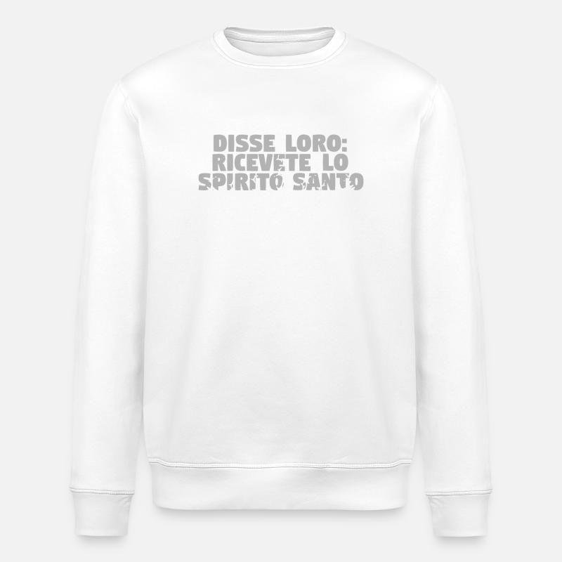 Receive Comforter - Italienisch - Stanley/Stella Unisex Bio-Sweatshirt ROLLER - Weiß