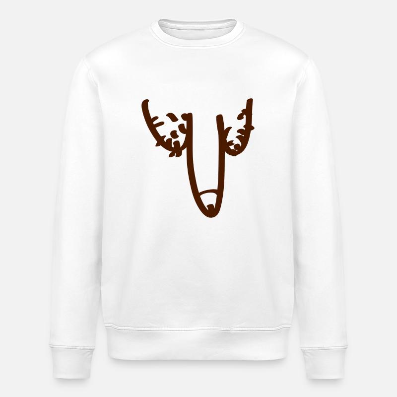 penis - Stanley/Stella Unisex Bio-Sweatshirt ROLLER - Weiß