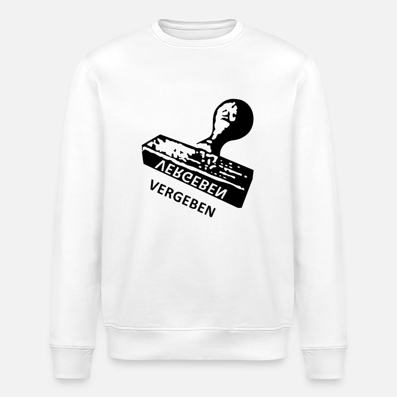 Vergeben - Stempel - Stanley/Stella Unisex Bio-Sweatshirt ROLLER - Weiß