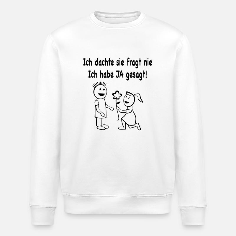 Junggesellenabschied - Stanley/Stella Unisex Bio-Sweatshirt ROLLER - Weiß
