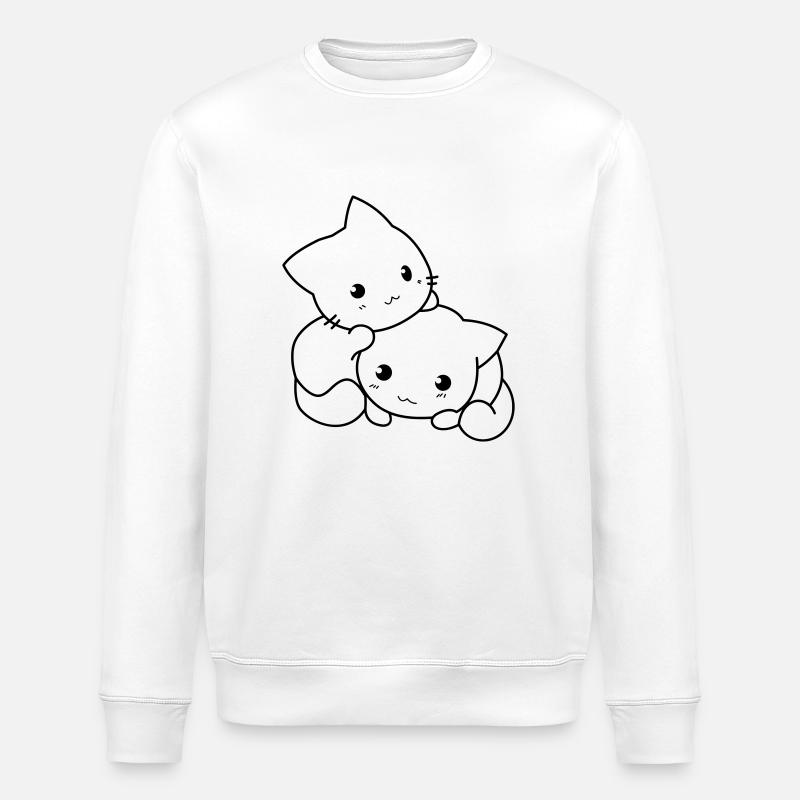 Kittens - Stanley/Stella Unisex Bio-Sweatshirt ROLLER - Weiß